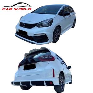 <span class=keywords><strong>2022</strong></span> pour <span class=keywords><strong>Honda</strong></span> <span class=keywords><strong>Jazz</strong></span> pour Mugen Style 2023 pour <span class=keywords><strong>Honda</strong></span> Fit ABS plastique voiture Bodykit nouvelle lèvre avant lèvre arrière jupes latérales sans couleur - Product Image 4