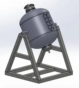 Réservoirs de solvant d'acier inoxydable de 25lb ss304 avec ou sans réservoir de veste