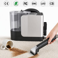 Nettoyeur de tapis portable pour tissus d'ameublement, machine de nettoyage professionnelle à vapeur puissante, aspirateur à main pour tapis