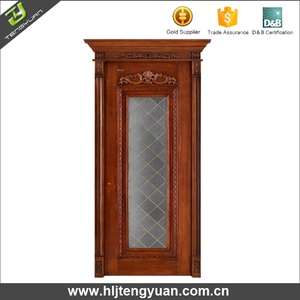 Porta Principale Moderna <span class=keywords><strong>in</strong></span> <span class=keywords><strong>Legno</strong></span> Massello Ignifugo con Design Intagliato, Porta Frontale <span class=keywords><strong>in</strong></span> <span class=keywords><strong>Legno</strong></span> e <span class=keywords><strong>Vetro</strong></span> per Appartamento, Superficie Rifinita, Garanzia 1 Anno - Product Image 6