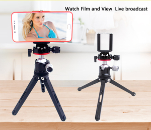 Trépied de table multifonctionnel, angle de prise de vue réglable, mini trépied pour appareil photo d'action DSLR, smartphone - Product Image 4