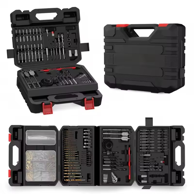Drill Bit Set 418 PCS Drill Bit for Wood Metal Masonry Cement Screwdriver Combo Kit Perfect for DIY Projects and Home Repairs