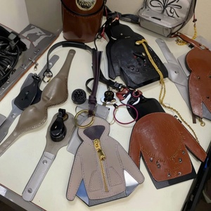 Boshiho Customized Genuine <b>Leather</b> Keychain Elegant <b>Key</b> Holder Gift with Multi-Function <b>Key</b> <b>Chain</b> Handmade Fashion Bag Charm - Product Image 6