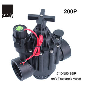 Válvulas solenoides de riego automático con revestimiento de goma, tipo piloto unidireccional para suministro y drenaje de agua - Product Image 2