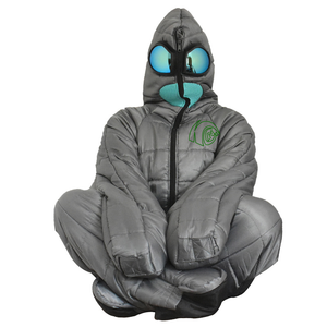 Sac de couchage personnalisé en forme d'alien, isolé, coupe-vent, avec fermeture éclair intégrale, idéal pour le camping, la randonnée et les aventures. - Product Image 2