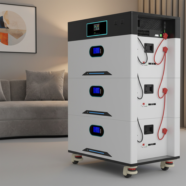Plug and Play 16kwh Modular Stacked Battery off Grid Storage System Home Energy Storage for Solar System