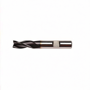 Ttake Standard Hss Co Cutter Ta1415 TiAlN Coated 30 Degree Helix Short For Slots 3 Cutting Edges With Weldon Shank - Product Image 2