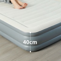 Lit d'air gonflable portable Da Niu avec dossier ergonomique pour le sommeil temporaire et le repos en camping
