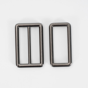Hebilla rectangular de acero inoxidable para bolsos y carteras, cierre de correa ajustable - Product Image 1