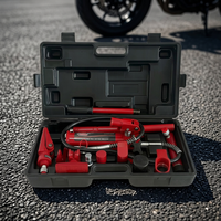 Kit de cric hydraulique professionnel de 4 tonnes, ensemble d'outils de réparation de carrosserie automobile, kit de réparation de châssis portable Porta Power