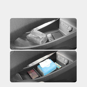 Nouveau TPE étanche/anti-poussière anti-dérapant <span class=keywords><strong>Console</strong></span> centrale boîte de rangement inférieure pour Byd <span class=keywords><strong>Dolphin</strong></span> 2025 accessoires d'intérieur de voiture - Product Image 4