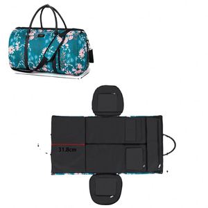 BSCI factory For Women Carry on Garment Duffel <b>Bag</b> Custom Convertible Travel <b>Bag</b> Factory New Large Capacity <b>Folding</b> Storage <b>Bags</b> - Product Image 2