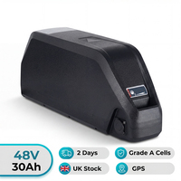 Batterie GPS Antivol 48V 30Ah en Stock au Royaume-Uni pour Tricycle Électrique 1500W 1800W, Vélo Cargo, Rickshaw, Akku, Bateria, Pila, Smart Pack