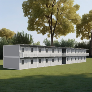 JHCE1 Casa Contenedor Prefabricada Móvil de Acero con Paneles Sándwich, Diseño Moderno para Escuela, Apartamento, Exterior, Fabricada en China - Product Image 4