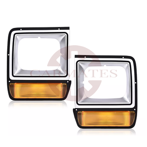 Faros delanteros con bisel con luz de estacionamiento de esquina, lámpara antiniebla para camioneta <span class=keywords><strong>Dodge</strong></span> 1886-1990 4249810 CH2513122 4249811 CH2512122 - Product Image 2