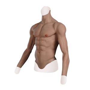 Kostum Otot Silikon Realistis dengan Lengan, Otot Palsu di Dada untuk Cosplay <span class=keywords><strong>Halloween</strong></span> - Product Image 2