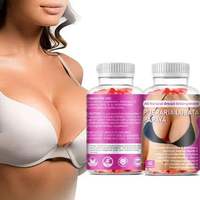 Bonbons gélifiés naturels à la Pueraria Lobata et à la papaye pour une croissance mammaire plus pleine et plus ferme, complément vitaminique pour femmes, effet BBL