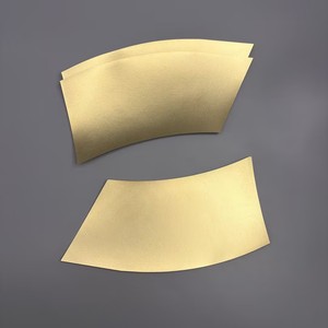Matériau brut pour gobelets à boisson jetables de luxe, en papier couché PE imprimé sur mesure avec feuille d'or - Product Image 6