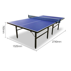 Mesa de ping-pong plegable para interiores, tamaño estándar, 760 mm de altura, material de fibra de alta densidad para uso doméstico y de competición. - Product Image 5