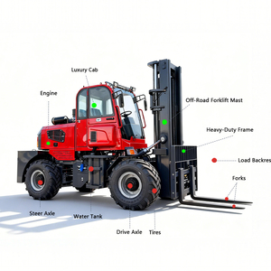 <span class=keywords><strong>Forklift</strong></span> Terrain Kasar 4WD <span class=keywords><strong>3</strong></span> Ton Mesin Diesel TORTAI Harga Murah <span class=keywords><strong>Forklift</strong></span> Baru - Product Image 3