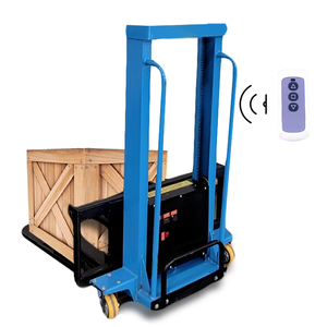फ्रिस्ट क्लास 300 किलोग्राम 1.3 1.6 मीटर पोर्टेबल सेमी इलेक्ट्रिक स्टेकर लिफ्ट ट्रक सेल्फ लोडिंग स्टेकर - Product Image 1