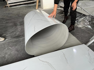 1220x2440 мм 3 мм 2 мм пластиковые ПВХ мраморные панели/ПВХ мраморный УФ лист - Product Image 5