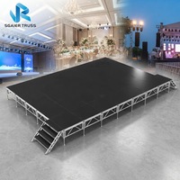Scène d'assemblage en aluminium, plateforme de scène, scène de mariage, petite scène de concert – Fournisseur direct usine