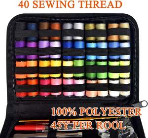 卸売り128個高品質ソーイングキット大人用子供用テープサイズ拡大ガラス刺繍必需品 - Product Image 3