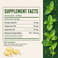 Cápsulas Breath Plus para el Alivio del Mal Aliento en Adultos, Fórmula de Menta, Hierbabuena y Perejil, Sin Gluten, Vegano, Refuerzo Inmunológico