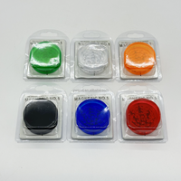 Aimant d'emballage individuel No1 broyeur en plastique broyeur à tabac pour accessoires de magasin de tête de fumée 60mm-3Parts broyeur d'herbes