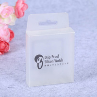 Vente en gros personnalisée durable PET pliable boîte blanche boîtes en plastique emballage avec impression de logo personnalisé pour outils de maquillage