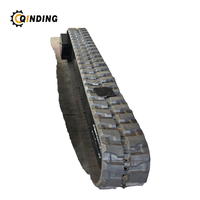 QDRT Châssis sur chenilles hydrauliques en caoutchouc personnalisé OEM de 6 tonnes avec moteur de translation pour excavatrice