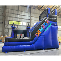 Nouveau design, vente en gros, château gonflable commercial combiné avec toboggan, châteaux gonflables et combo toboggan géant