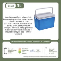 Glacière isotherme multifonctionnelle grande et portable en plastique PE de qualité alimentaire pour le camping en plein air, la plage, les voyages et la pêche