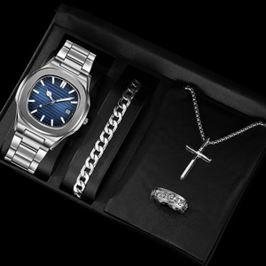 Orologio da Polso Minimalista da Uomo con <span class=keywords><strong>Quadrante</strong></span> <span class=keywords><strong>Quadrato</strong></span>, Cinturino in Acciaio Inossidabile, Calendario, Movimento al Quarzo, Logo Personalizzabile Disponibile - Product Image 4