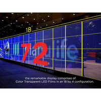 Lecede Store Window Publicidad Pantalla LED Pantallas LED de vidrio E de alta visibilidad