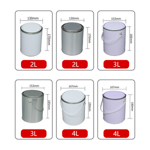 Seau rond en fer pour peinture <span class=keywords><strong>chimique</strong></span>, 0,1-30L, avec anse, vente en gros, conteneur de peinture au latex, qualité export, sécurité garantie - Product Image 3