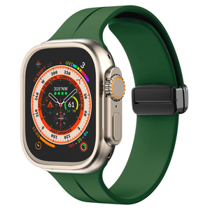 <span class=keywords><strong>Cinturino</strong></span> magnetico pieghevole in Silicone per <span class=keywords><strong>Apple</strong></span> <span class=keywords><strong>Watch</strong></span> <span class=keywords><strong>cinturino</strong></span> 46mm 49mm 44mm 45mm 40mm 42mm per IWatch serie Ultra 10 9 8 SE 7 - Product Image 5