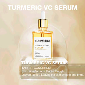 Fórmula de corrección facial líquida antienvejecimiento con infusión de vitamina C de cúrcuma natural para suavizar el maquillaje facial brillante - Product Image 6