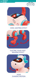 Jouets pour bébés en gros, vache, <span class=keywords><strong>voiture</strong></span> jouet à piles, dessin animé, enfants, avec lumière et son - Product Image 3