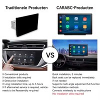 RC Monitor mobil ukuran Mini 7 inci, nirkabel, layar IPS, navigasi otomatis Android, layar sentuh WIFI, layar pintar Universal