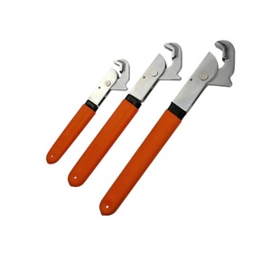 Llave ajustable de apertura grande con autobloqueo Mango de TPR Llave universal para el hogar Llave de tubo CRV de apertura de tubería autoajustable - Product Image 1