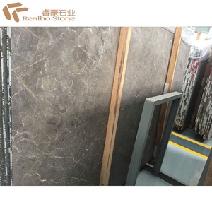Chất lượng cao đá tự nhiên giá thấp grey đá cẩm thạch lớn slab sảnh khách sạn sàn gạch bàn cầu thang phòng tắm vantiy Top - Product Image 4