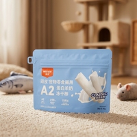 Sachets lyophilisés pour animaux de compagnie avec trou de suspension et encoche de déchirement, en aluminium léger et anti-humidité