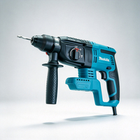 Makita Perceuse à percussion rotative sans fil 3-en-1, marteau électrique multifonctionnel pour la décoration intérieure, l'ingénierie et les projets de bricolage