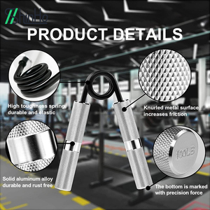 Agarrador de Mano Personalizado Shinho, Dispositivo de Fortalecimiento de Agarre Ajustable de Aluminio, Ejercicio de Dedos para Entrenamiento Físico - Product Image 4