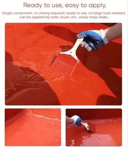 Solution d'étanchéité durable pour toitures en caoutchouc rouge, peinture imperméable pour gouttières en ciment à bon <span class=keywords><strong>prix</strong></span> - Product Image 4