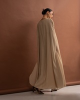 Abaya Kaftan Ouverte de Luxe 2026 Nouveau Modèle Abaya en Velours de Luxe Haute Qualité Design Aïd Ensemble Abaya Ramadan pour Femme Musulmane pour l'Aïd