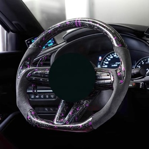 Volante Deportivo para Autos, Volante de Fibra de Carbono Forjado para <span class=keywords><strong>Mazda</strong></span> X3 - Product Image 6