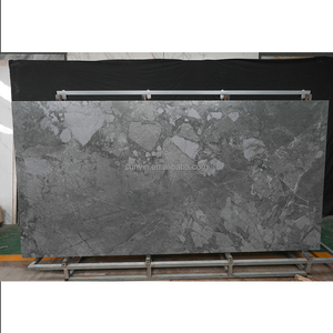 Dalles de pierre frittée effet marbre blanc 12 mm, dalles de porcelaine effet marbre gris 1200x2800 mm, aspect <span class=keywords><strong>béton</strong></span> - Product Image 6